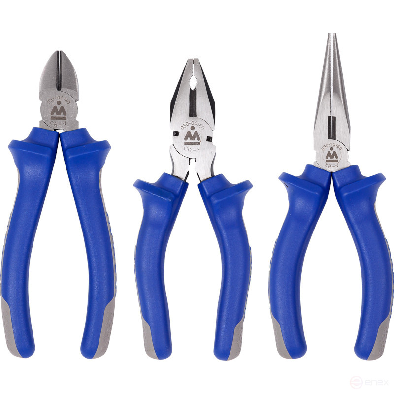 Set of pliers and side cutters, 3 pieces MASTER 03-3HB