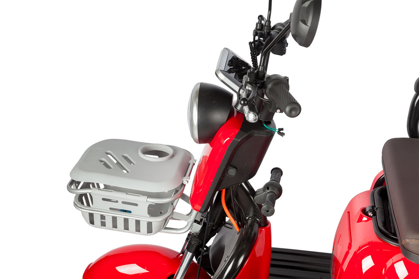 Electric tricycle Rutrike Gelbert Sun 48V/60V 650W, purple-white