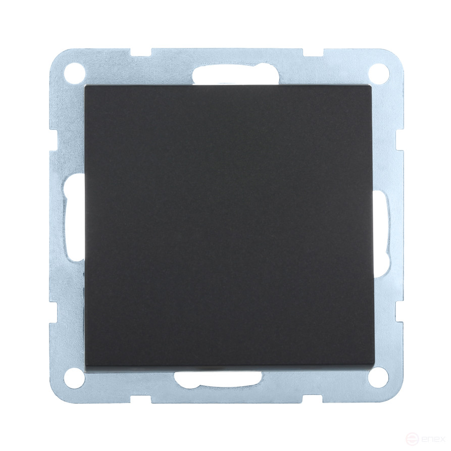 Switch 1-terminal, cross (circuit 7) 16 A, 250 B (black velvet) LK80