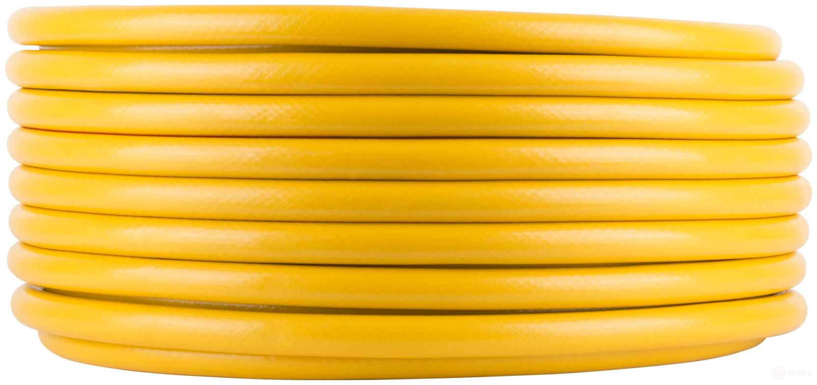 Three-layer reinforced irrigation hose, yellow 3/4" x 2.1 mm x 50 m