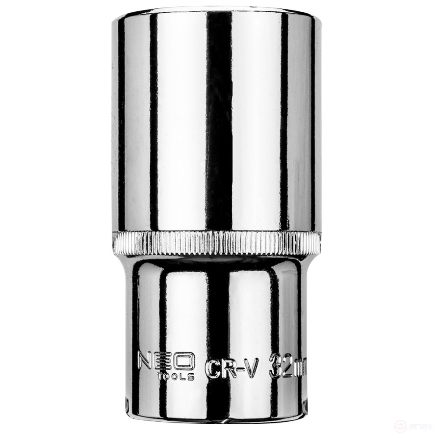 Головка торцевая 6-гранная 1/2", 32 мм, длин.