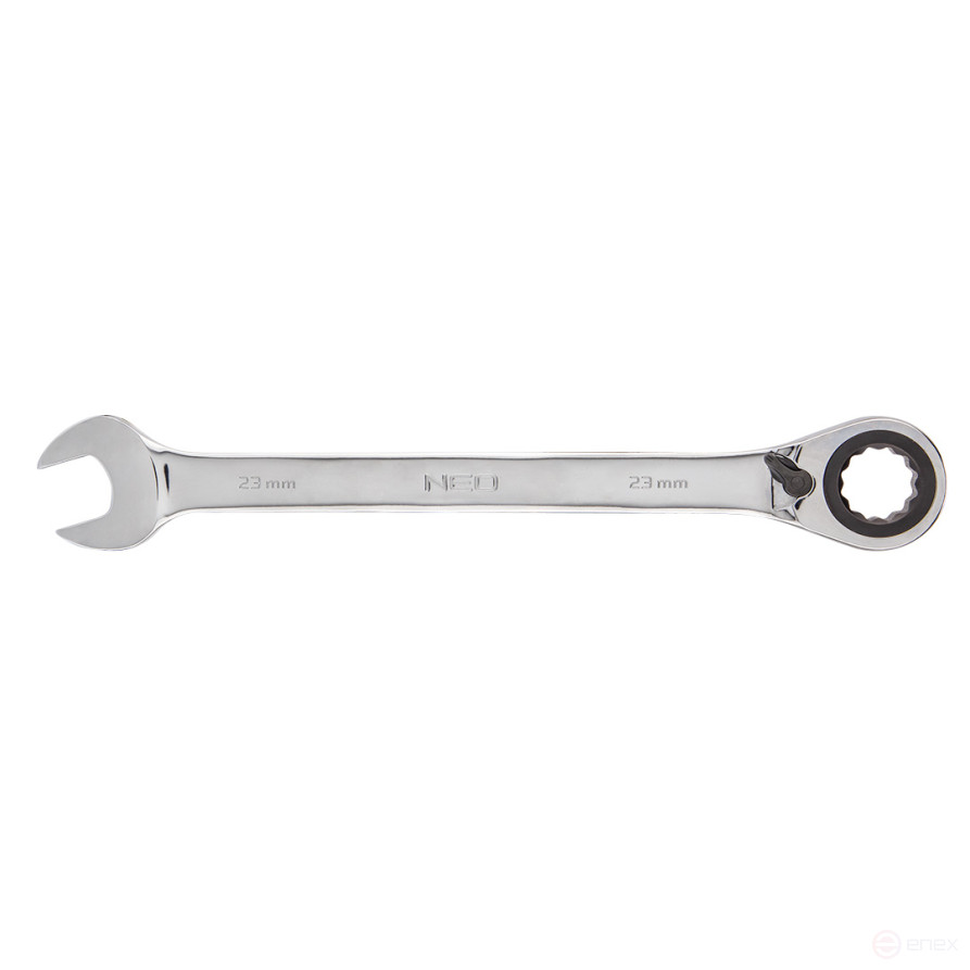 Ключ комбинированный с трещоткой 23 мм
