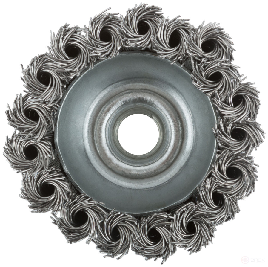 Cup type corkscrew, M14 nut, 75 mm twisted steel wire