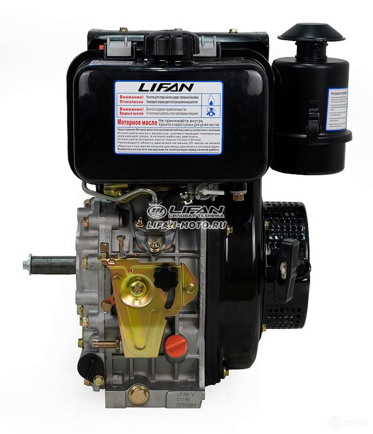 Двигатель Lifan Diesel 178F, вал 25мм