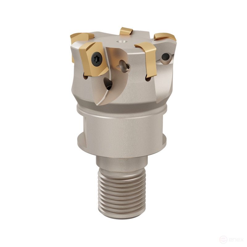 End mill LNMX 0603 Krly d-42 mm, L-60 mm, Z-6, with screw shank M 16