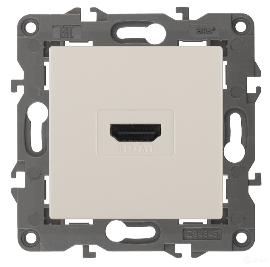 Розетка ЭРА Elegance 14-3114-02 HDMI IP20 слоновая кость