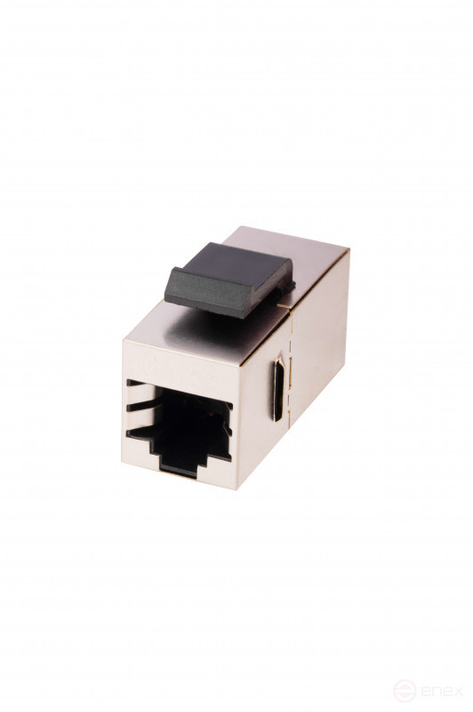 WRline WR-CA-KJ-8p8c-C5E-SH Проходной адаптер формата Keystone, RJ45-RJ45 (8p8c), категория 5е, экранированный