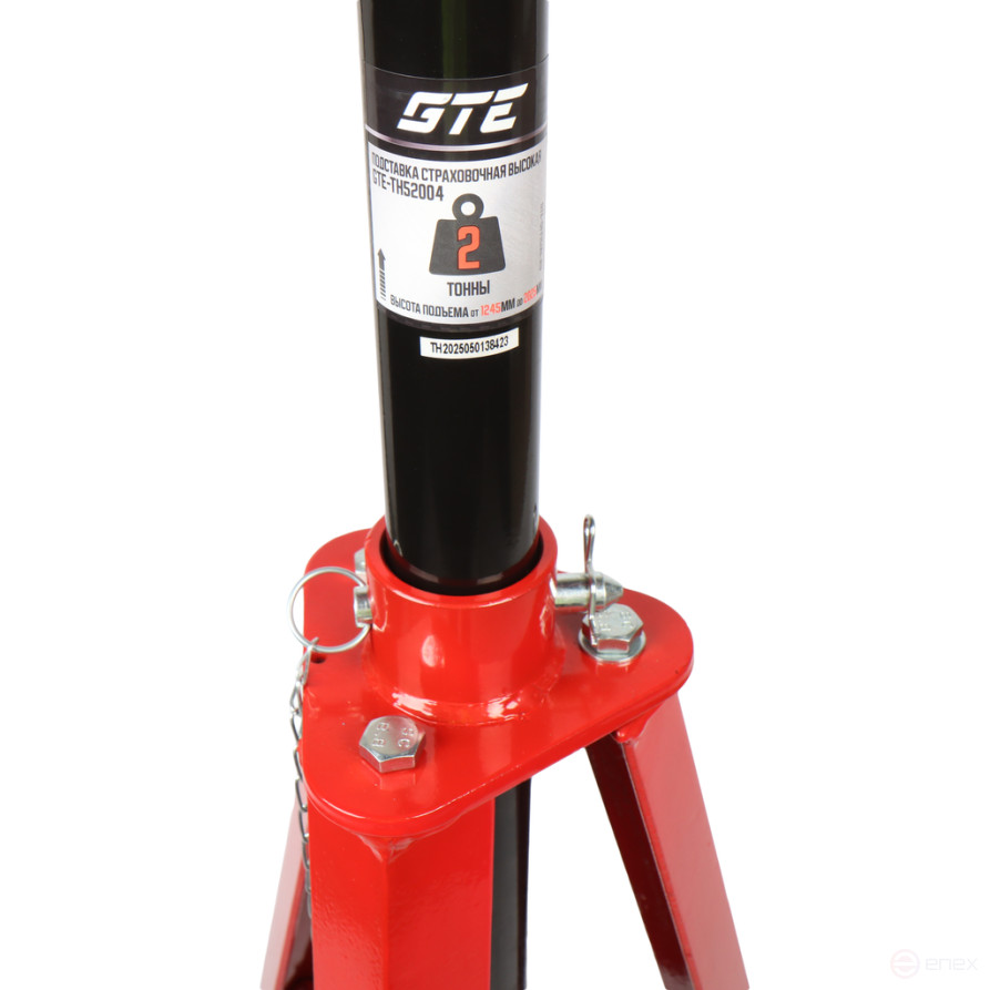 Стойка ремонтная 1.8т h=400-620мм высокая GTE