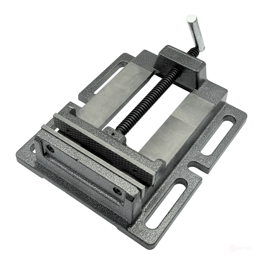 Machine tool vise for drilling machines, non-rotating L jaws 100 mm, series Q194A TORNERI T025885