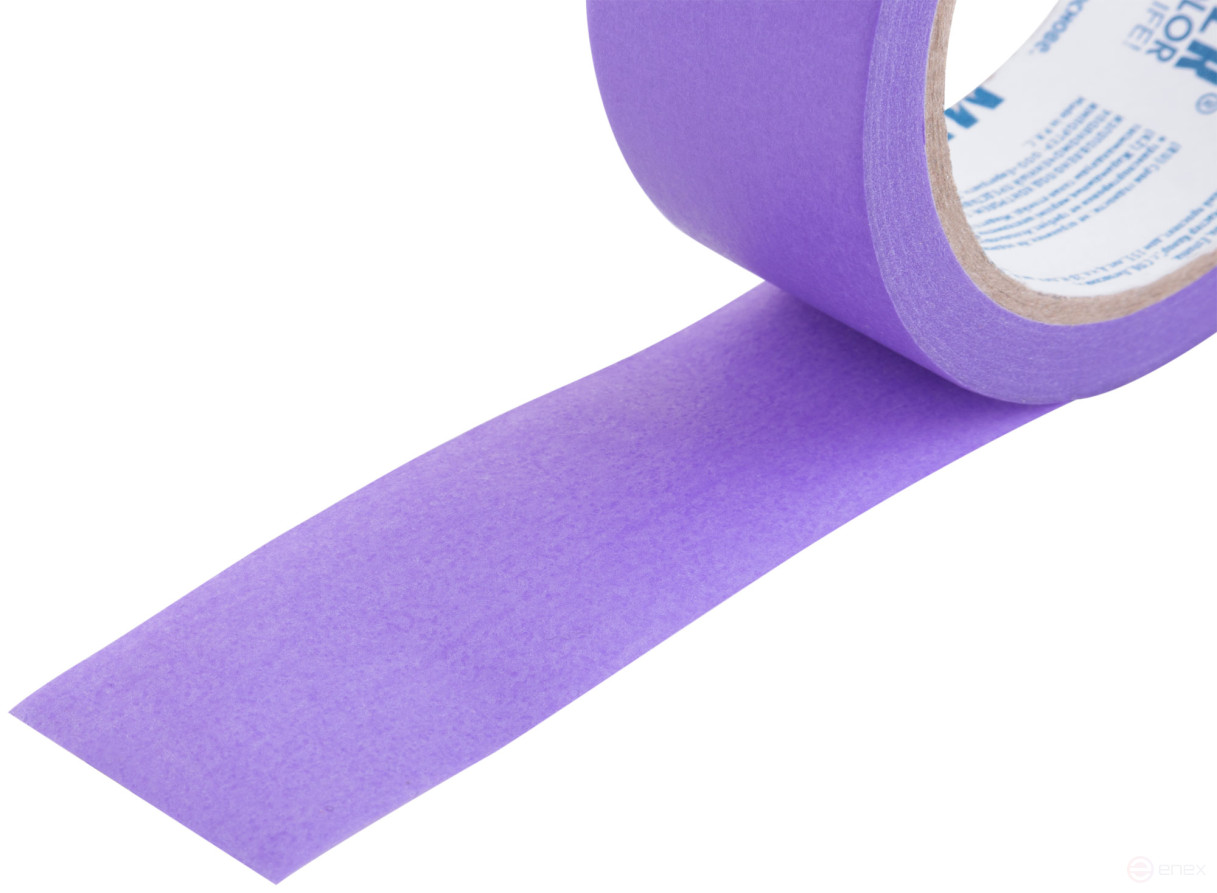 Лента малярная фиолетовая, для деликатных поверхностей, 36 мм x 25 м