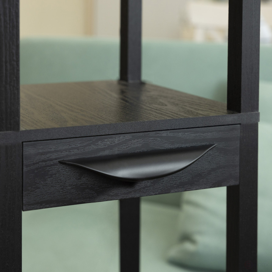 Ручка меб. скоба мет. AVOCADO 96 черный матовый AKS