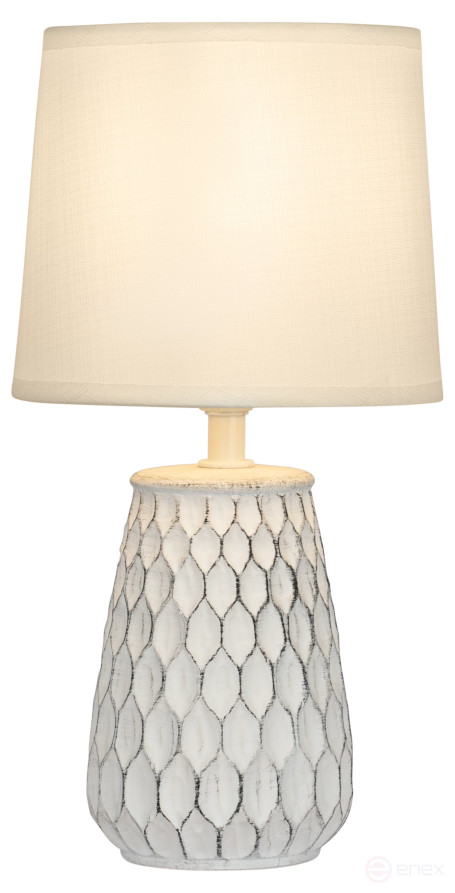 Rivoli Bertha 7071-502 Table Lamp 1 * E14 40W ceramic White