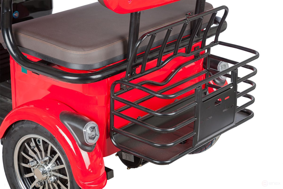 Electric tricycle Rutrike Gelbert Kappa 48V/60V 650W, red