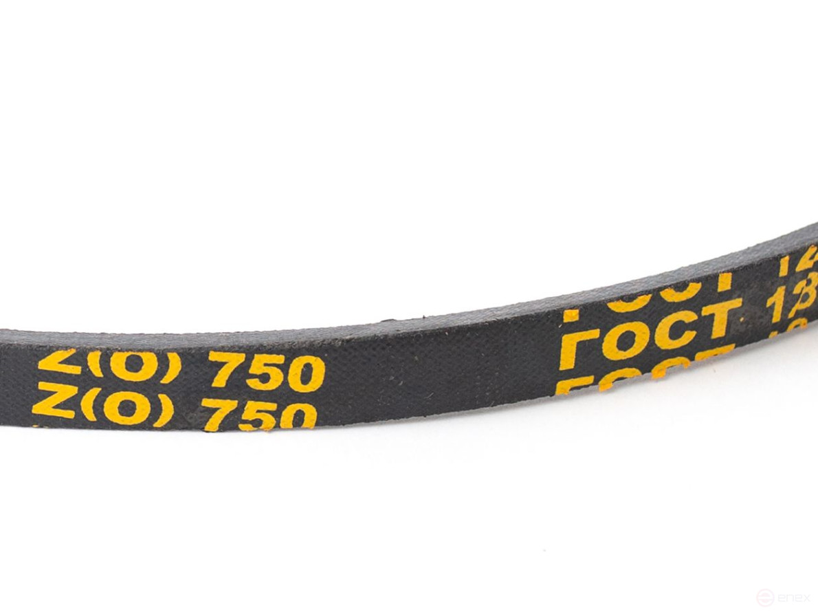 Wedge drive belt Z(0)-750 "Sibkraspolymer"