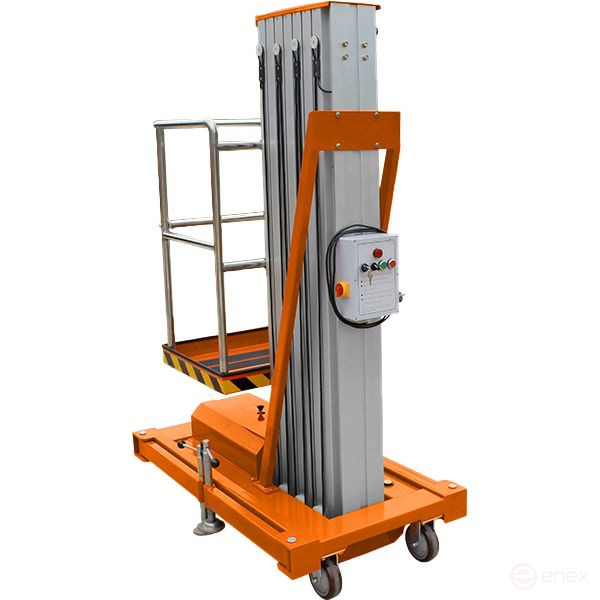 ﻿Подъемник телескопический одномачтовый GROST Single Mast 125-9 AC/DC (11 метров)