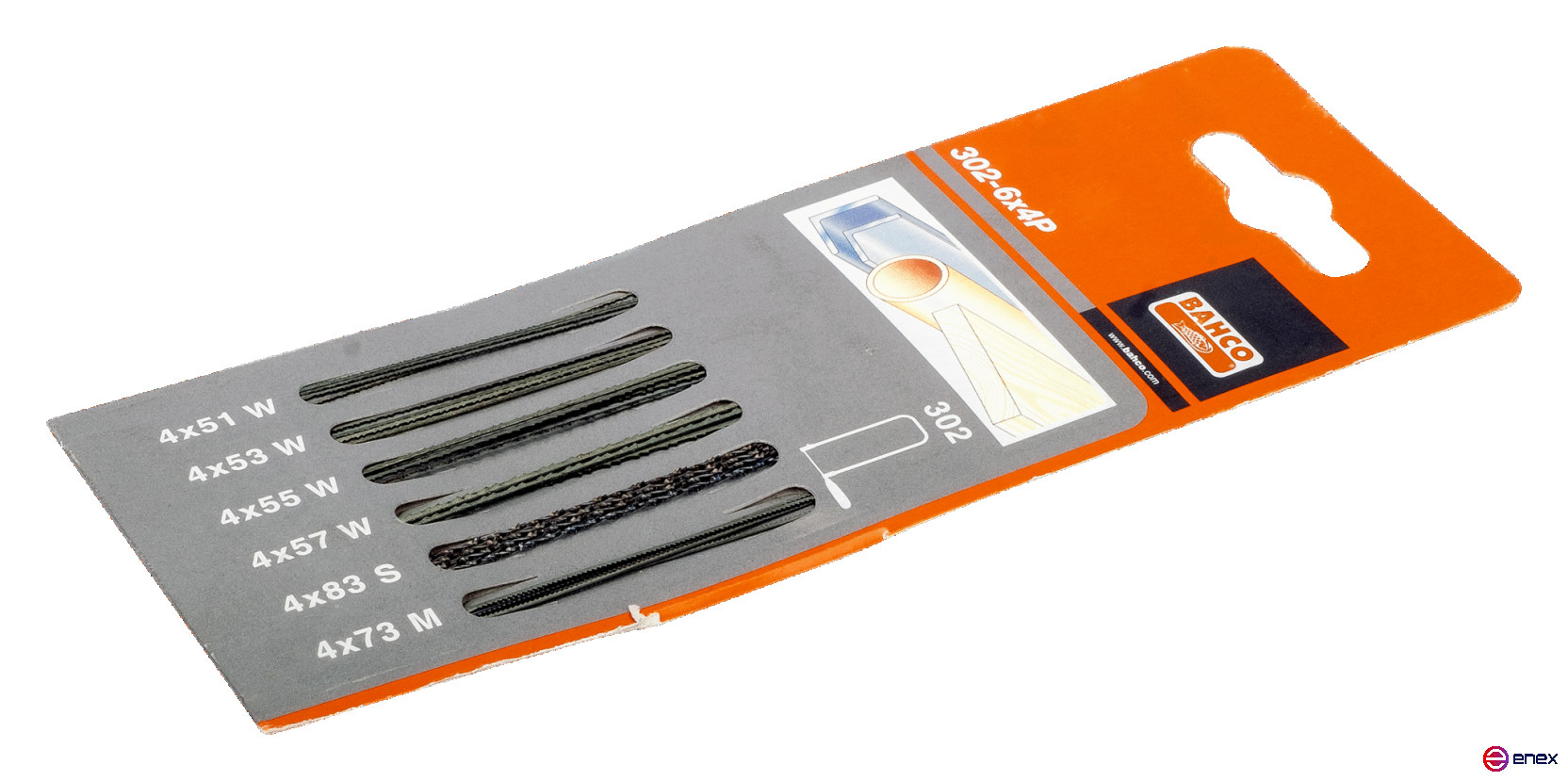 Набор запасных полотен для лобзиков 302 и 502, 130 мм