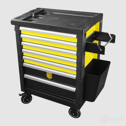 Тележка инструментальная 7 ящиков BERGER BG1508