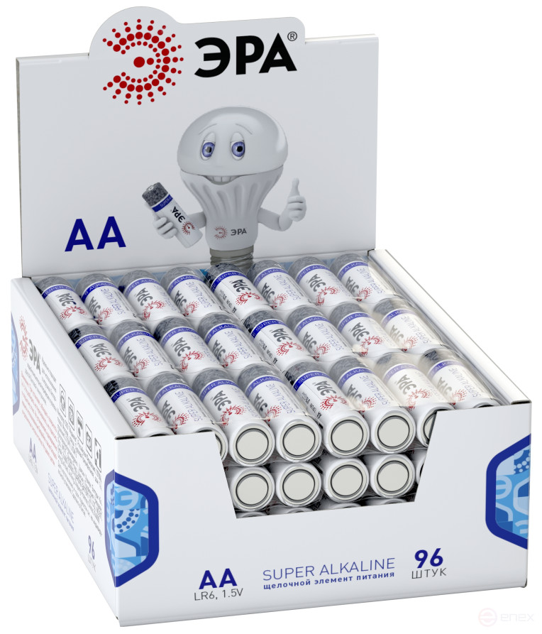 Батарейки ЭРА LR6-4S promo-box SUPER Alkaline