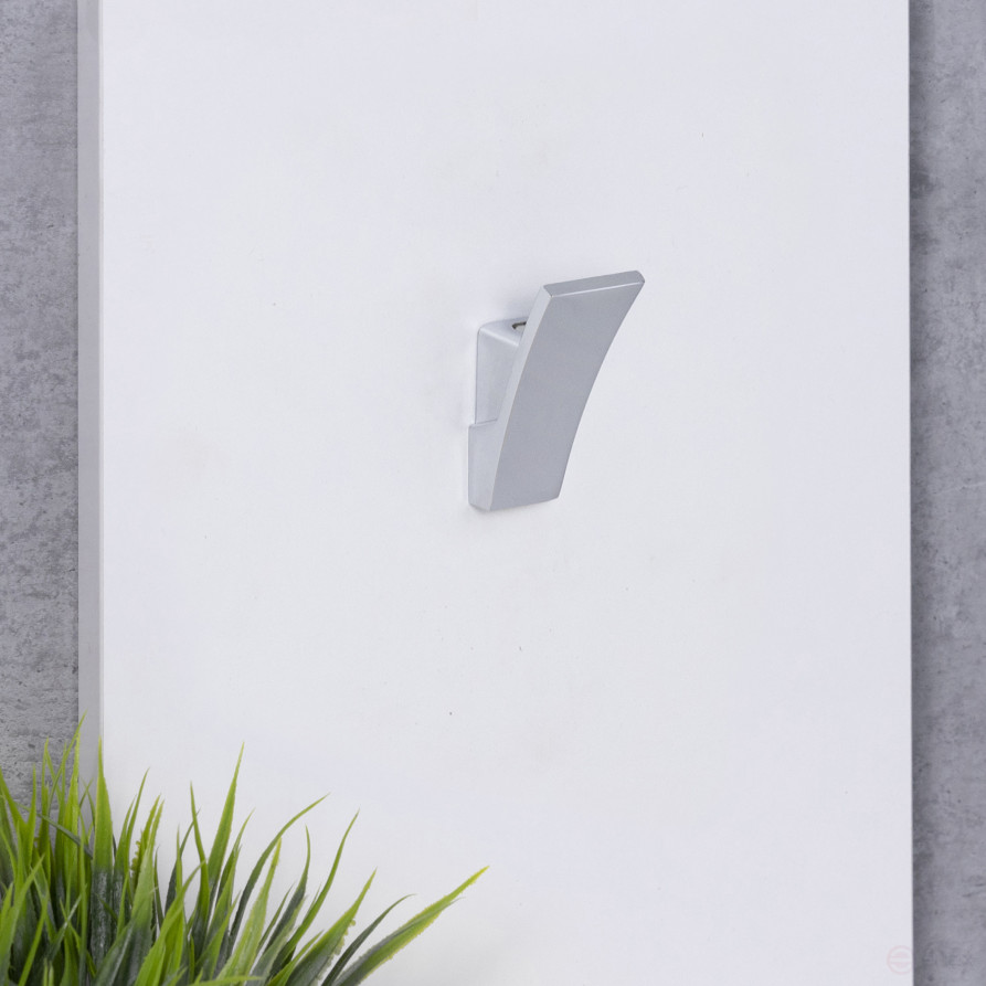 Крючок меб. однорожковый мет. SLASH хром матовый AKS