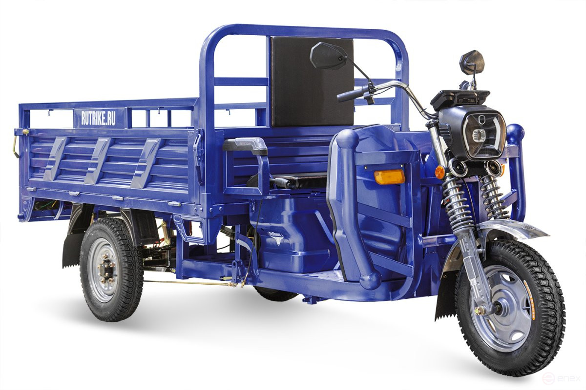 Cargo electric tricycle Rutrike Titan NEXT 2000 60V1500W, blue