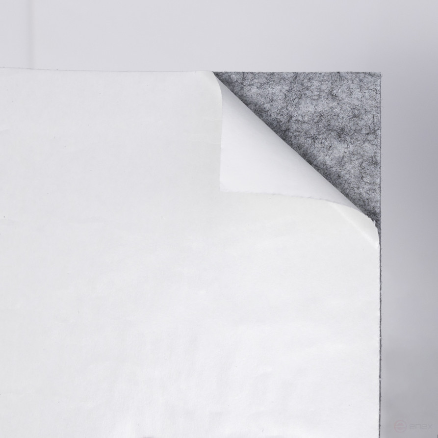 Подкладка самоприлипающая фетровая 90х140мм серая AKS