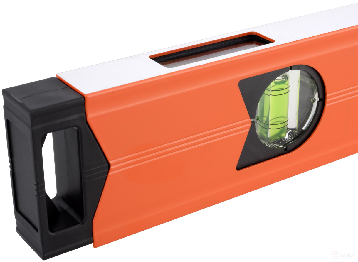 Уровень алюминиевый коробчатый 400 мм (3 глазка/1 зеркальный, магнитный) BERIL