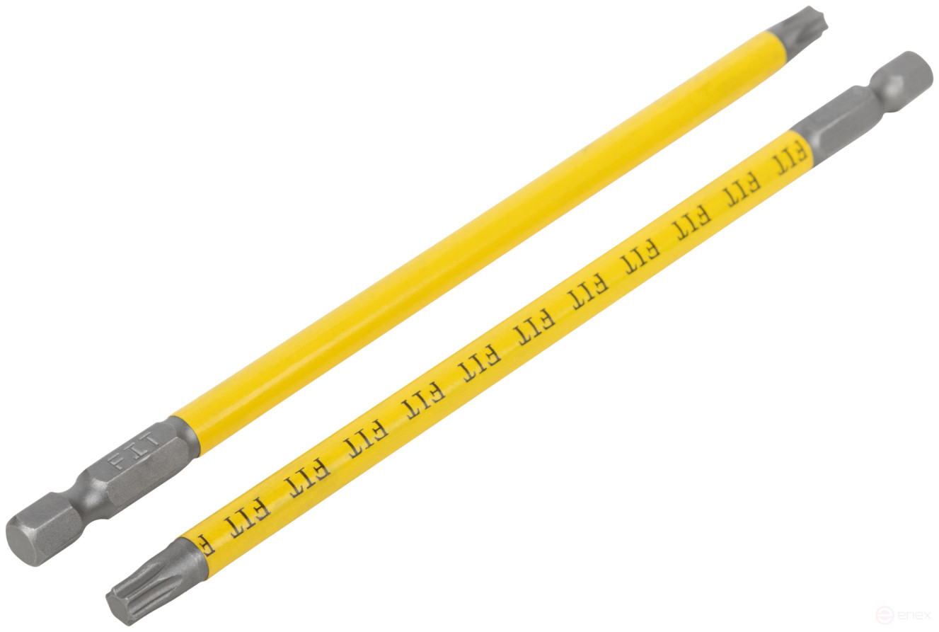 Биты кованые, сталь S2, односторонние 150 мм Т30, Профи 2 шт., блистер