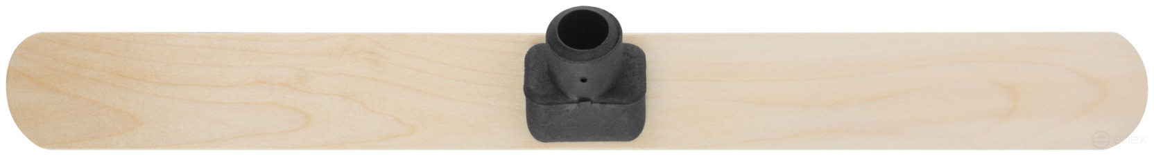 Щетка для пола деревянная наклонная "Метро", пластиковая тулейка под углом, 5-ти рядная, 500х45 мм