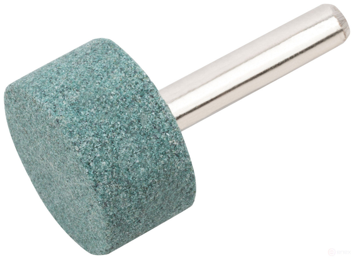 Шарошка абразивная (по камню, мрамору, кафелю), хвостовик 6 мм, цилиндр 25 х 13 мм