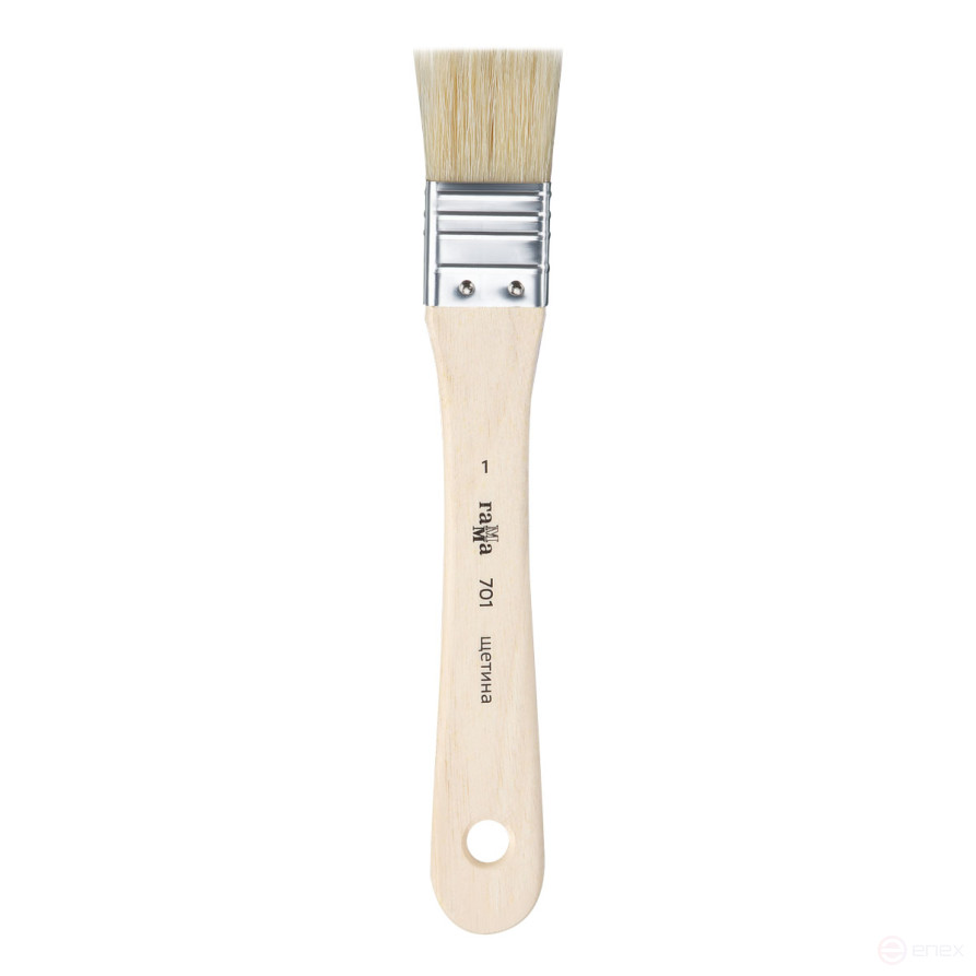 Набор художественных флейцев щетина Гамма, 3шт., №1, 2, 5