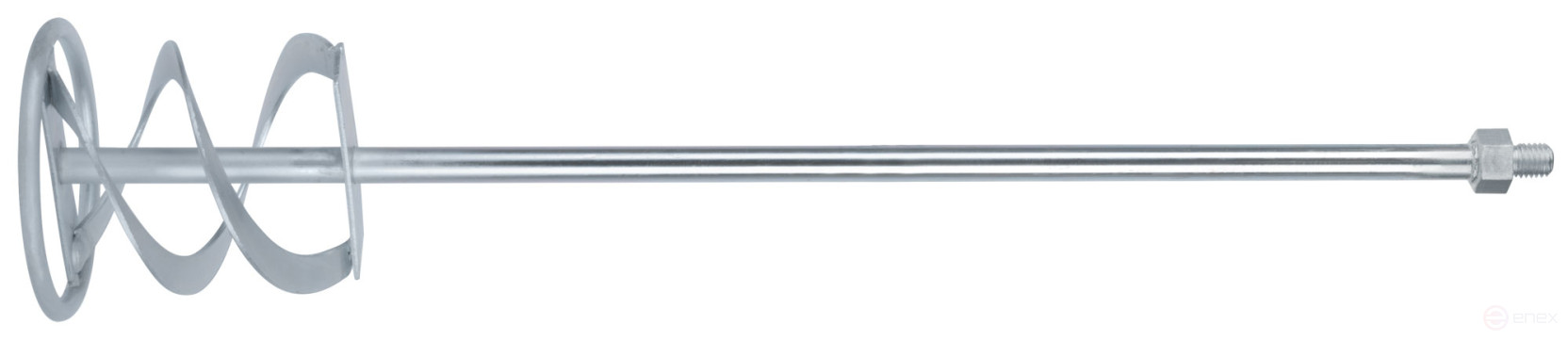 Mixer for heavy construction mixes reinforced Profi, shank M14, 140x600mm