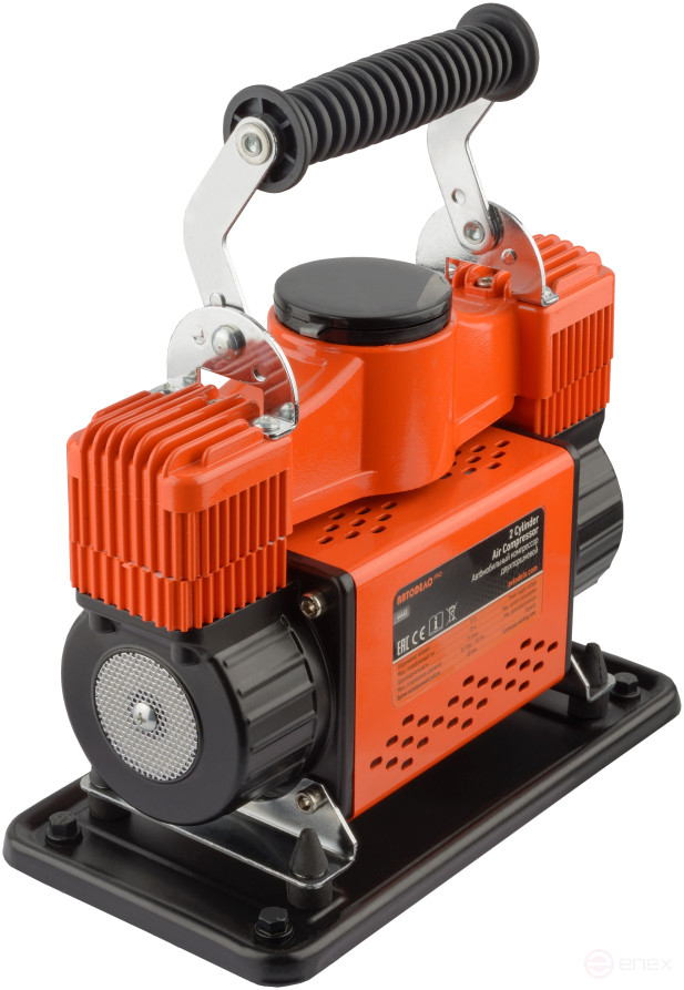 12V two-piston autocompressor (10.5 ATM 75L/MIN) Avtodor PRO 44440
