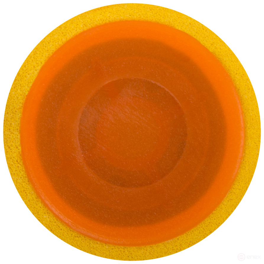 Rubber pressure roller for rolling wallpaper, handle 6 mm, 150 mm