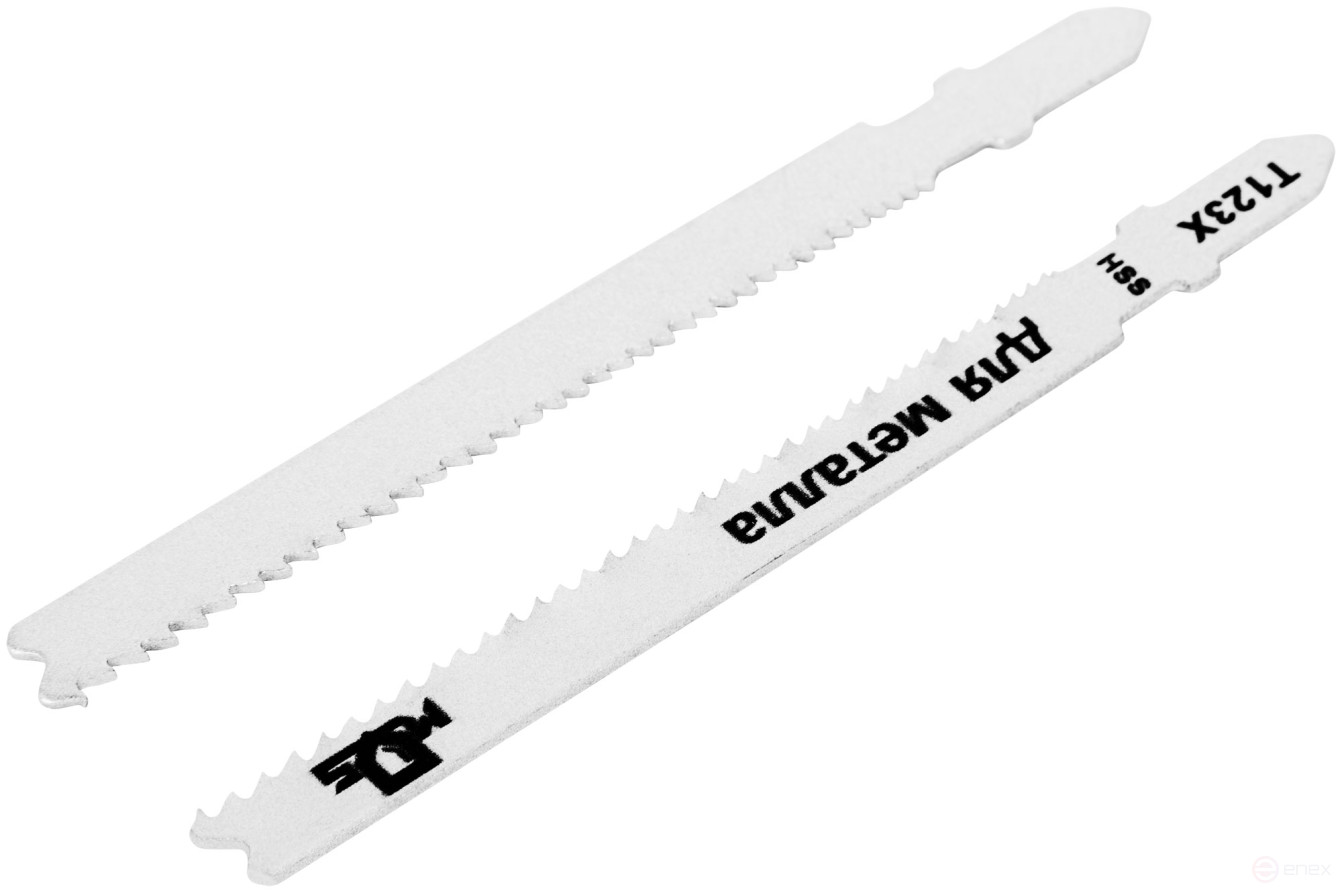 Полотна для эл. лобзика, T123X, универсальные, HSS, 100 мм, 2 шт.
