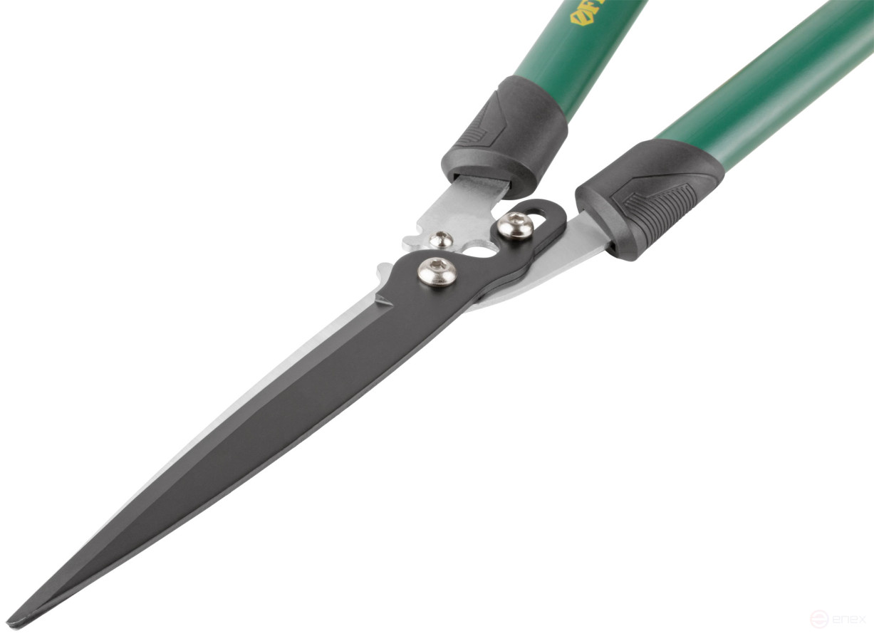 Кусторез, тефлоновое покрытие, шестеренч. передача, стальные ручки с прорезинен. рукоятками 675 мм