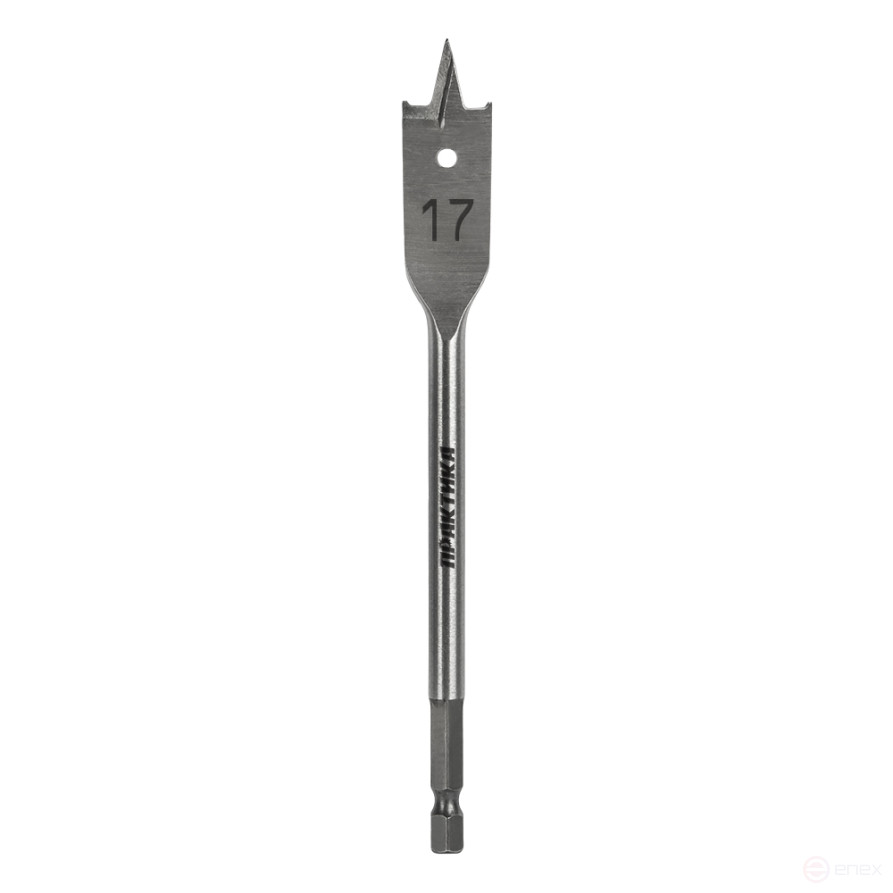 Сверло по дереву перовое ПРАКТИКА 17 х 152 мм 1шт.) блистер (774-023)