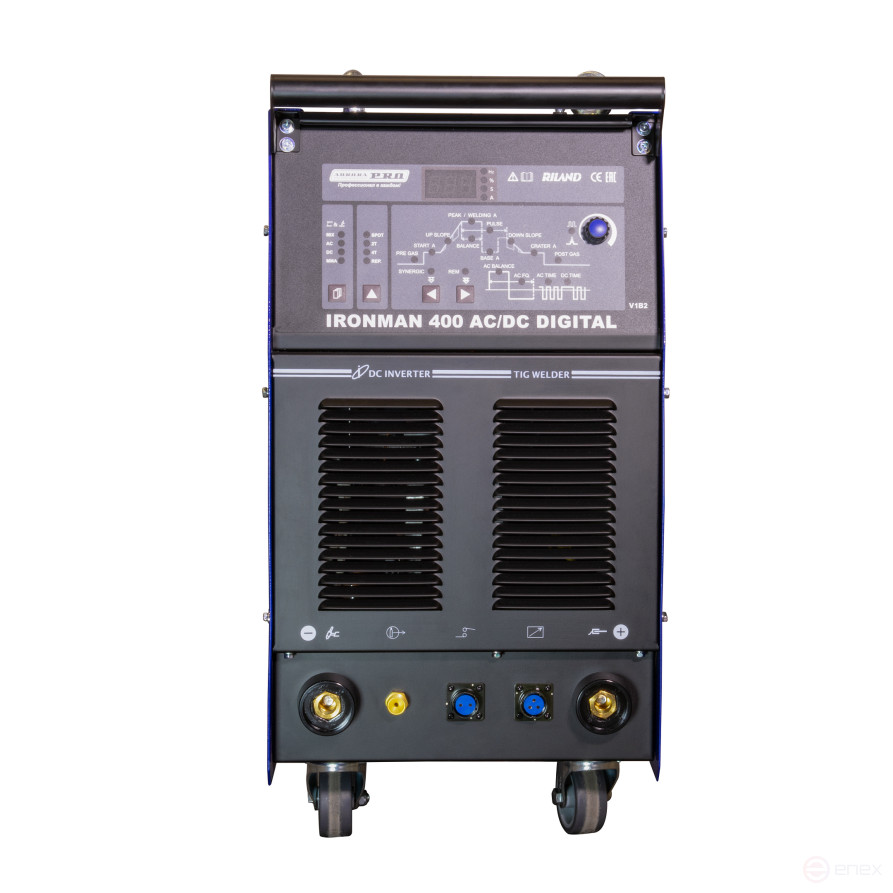 Industrial argon arc welding machine AuroraPRO IRONMAN 400 AC/DC DIGITAL (TIG+MMA) + NAKS certificate
