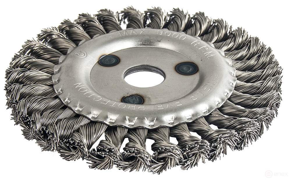 Кордщетка для МШУ радиальная витая ПРАКТИКА 150 х 22 мм (1шт.) блистер (032-522)