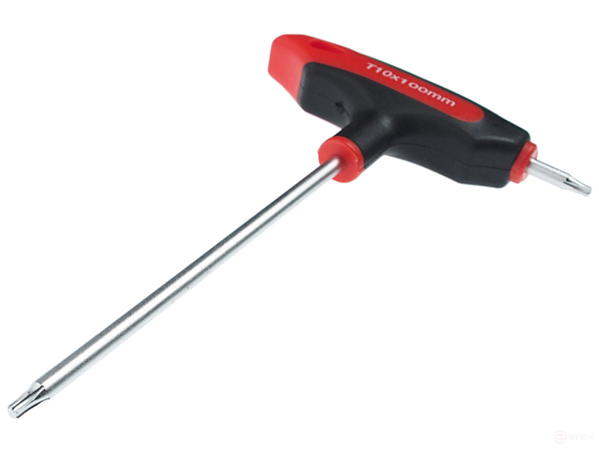 Ключ TORX Т-образный T10H с отверстием JTC