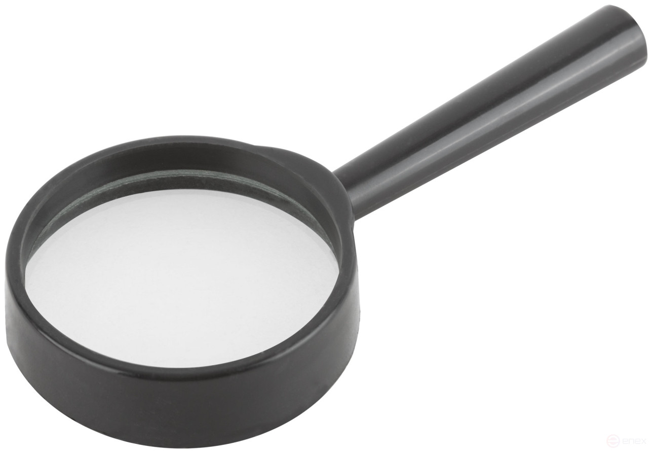 Screwdriver with bits for precision work, 33 CrV bits, 175 mm flexible adapter, magnifying glass, plastic box