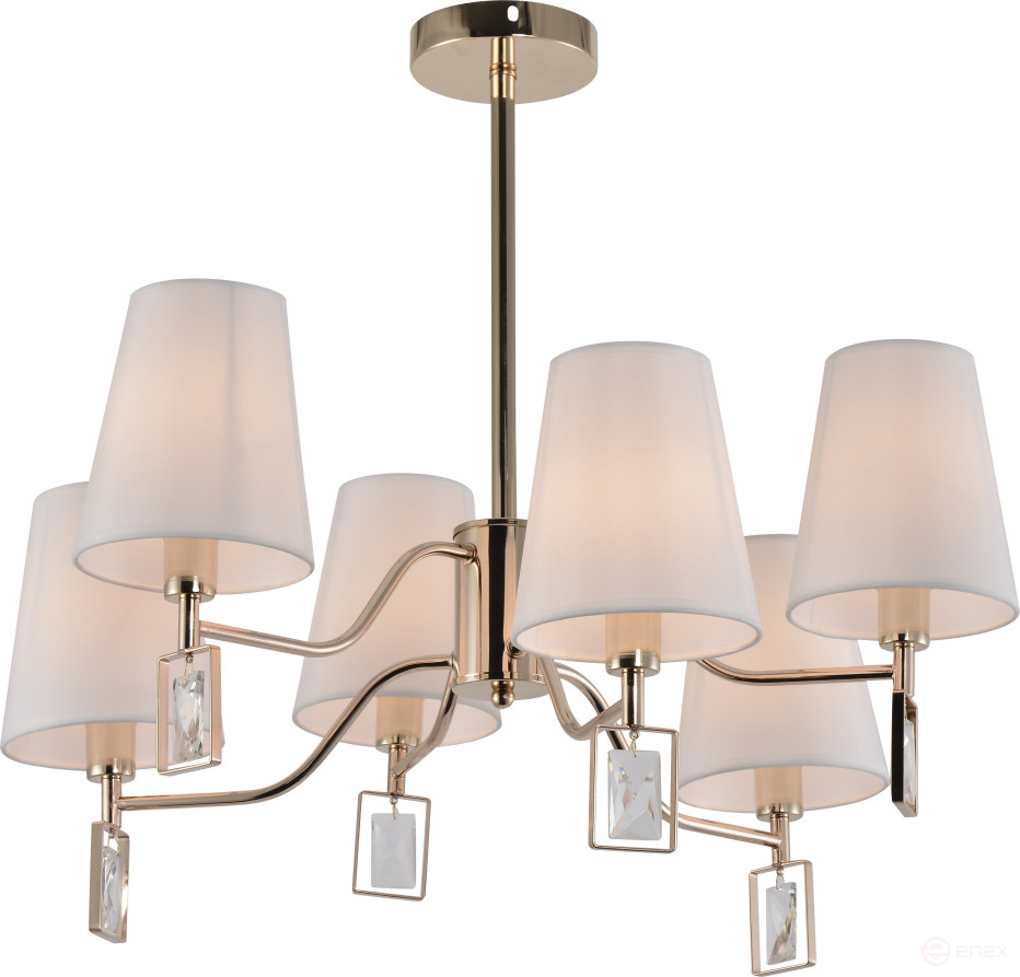Rivoli Cristal Chandelier 2095-306 6 x E14 40W classic