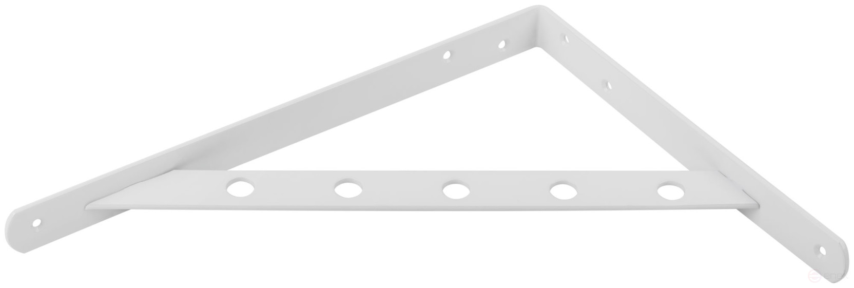 Уголок-кронштейн усиленный белый 300х225 мм