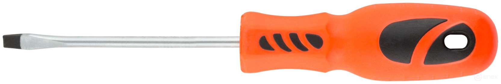 Screwdriver, CrV steel, plastic handle SL5 x 100 mm