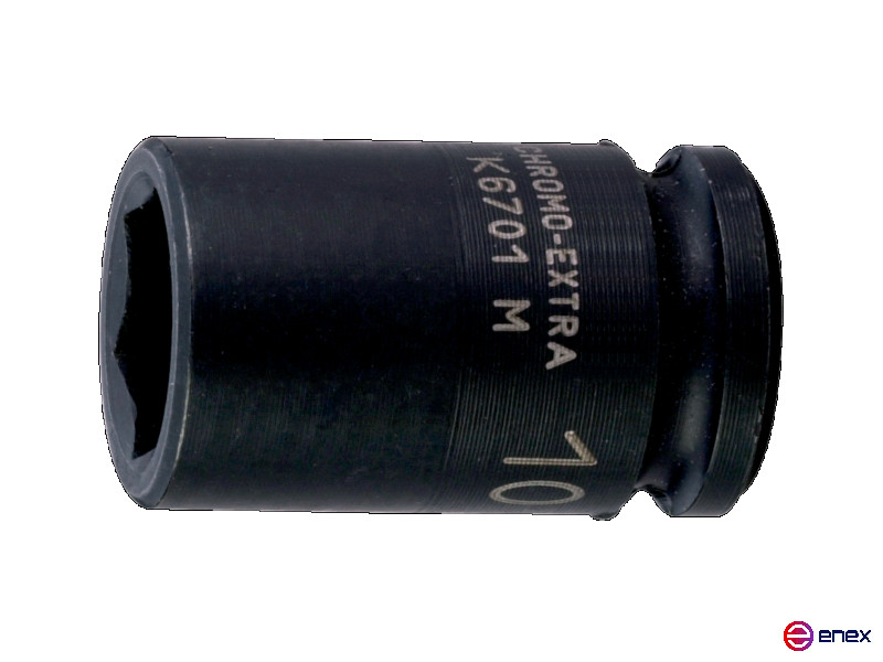 1/4" Ударная торцевая головка 6-гранная, 9 мм