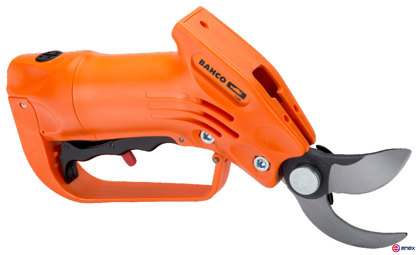 Pneumatic pruner with one cutting blade