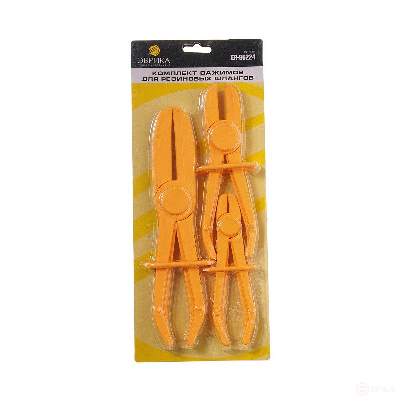 ER-86224 Set of rubber hose clamps (3 pcs) EUREKA 1/6/36