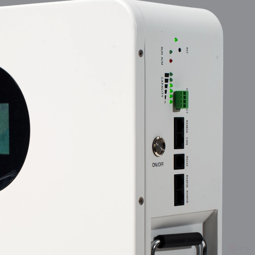 Литиевый аккумулятор тяговый ЛИТДЖЕТ GREEN LiFePO4 51,2V 100Ah 5KWh 100A, CAN/RS485 c/d 100A настенный