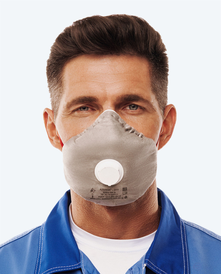 АЛИНА-311 – фильтрующая полумаска третьего класса