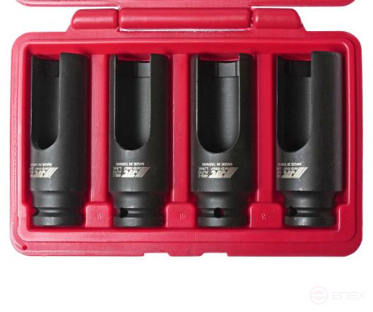 A set of nozzle heads for a 25-30mm 4pr diesel engine in a JTC case