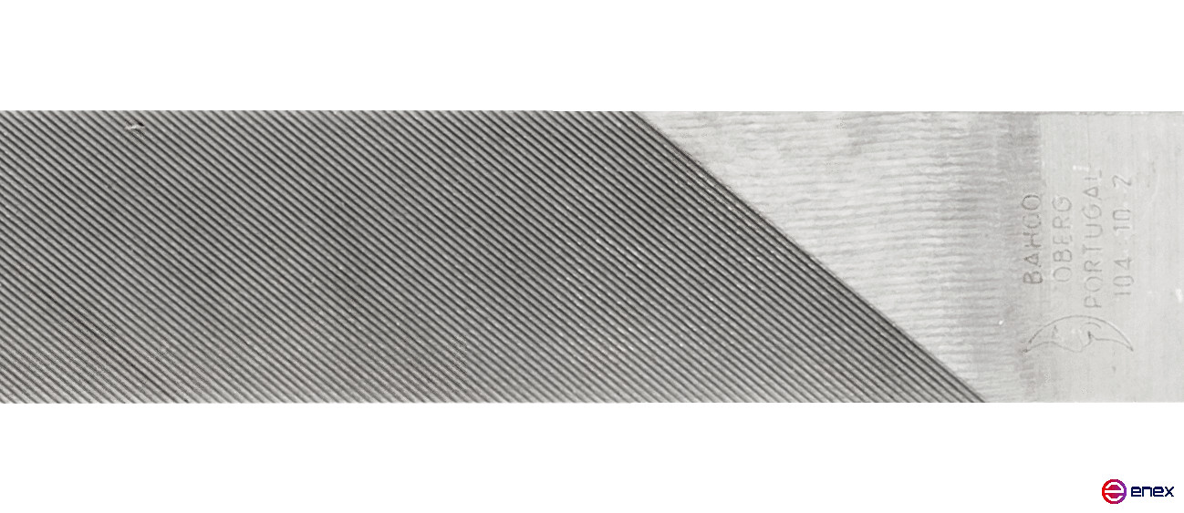 Напильник плоский для токарных работ без ручки 300 мм, насечка личная